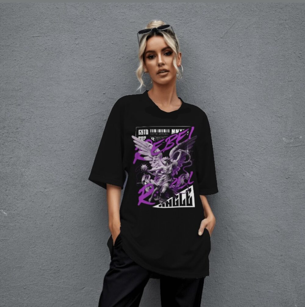 Rebel Angle Oversized Unisex T-shirt